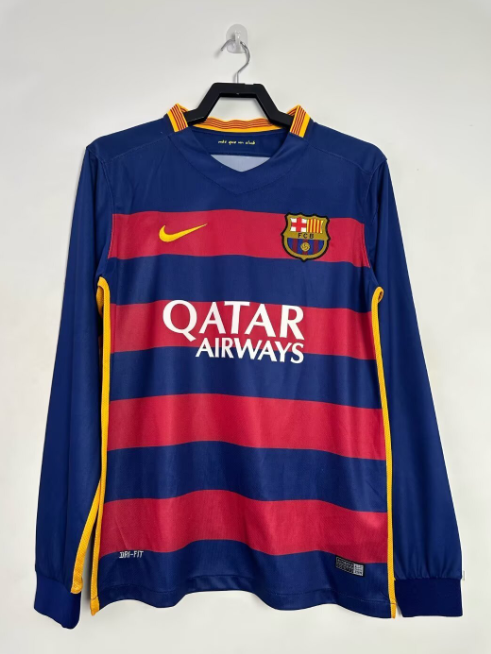 15/16 Barcelona Retro Long Sleeve Jersey
