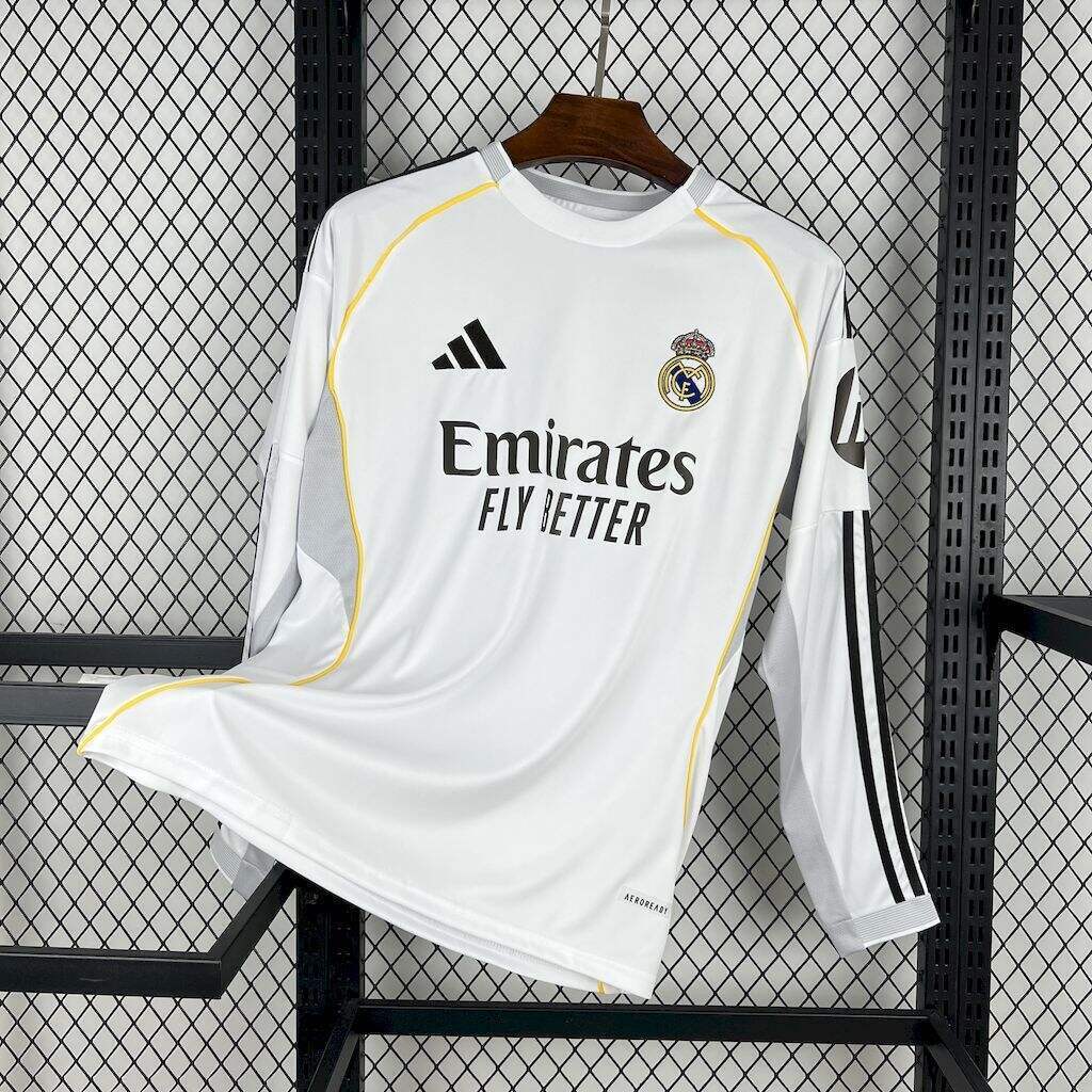 Real Madrid Long Sleeve Jersey 25/26
