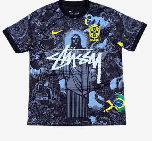 24/25 Stüssy X Brazil Jesus חולצה