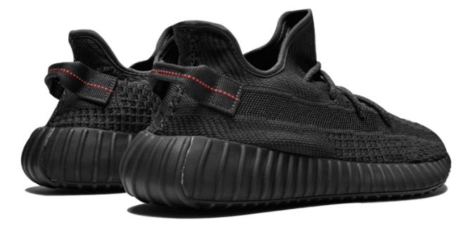 נעלי Yeezy Boost 350 V2 Static Black (מחזירי אור)