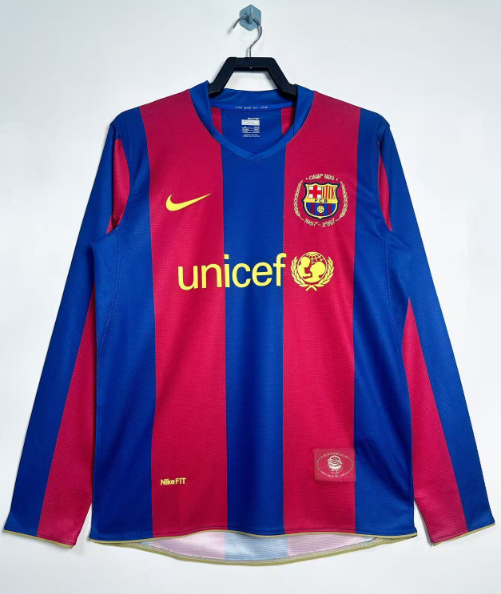 07/08 חולצה ארוכה ברצלונה רטרו