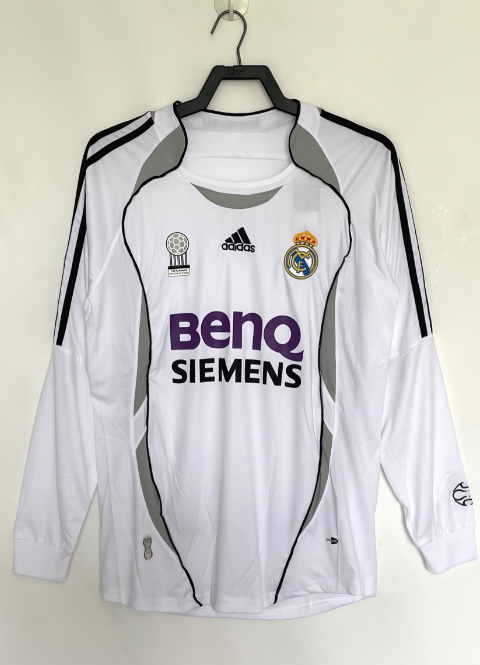 06/07 חולצה ארוכה ריאל מדריד רטרו