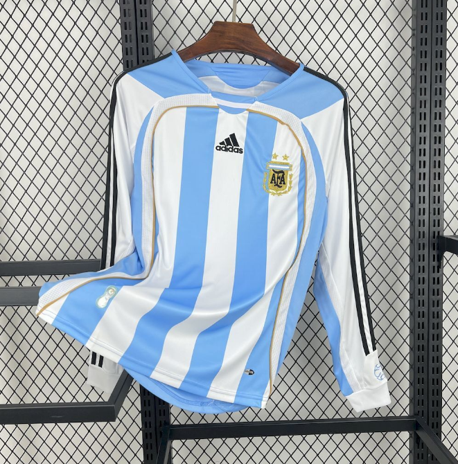 06/07 חולצה ארוכה נבחרת ארגנטינה רטרו