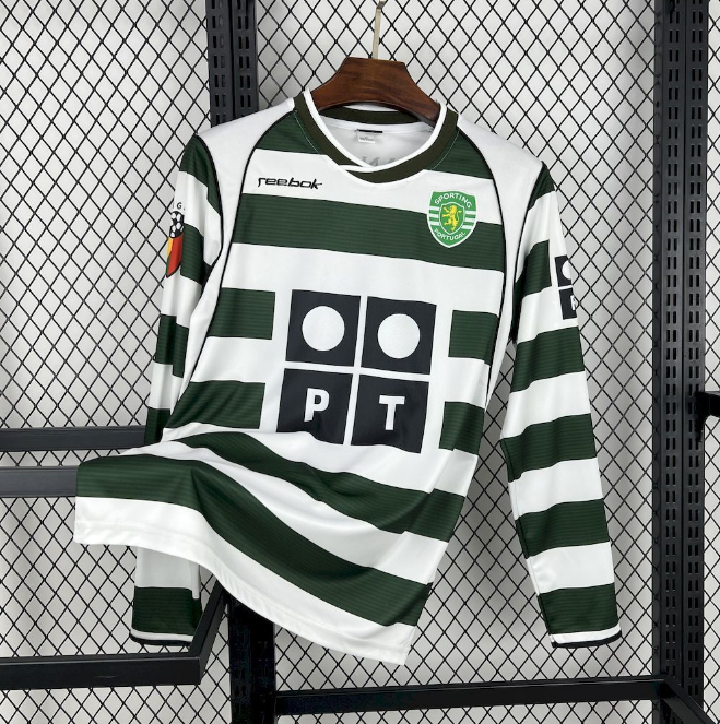 01/02 חולצה ארוכה ספורטינג ליסבון רטרו