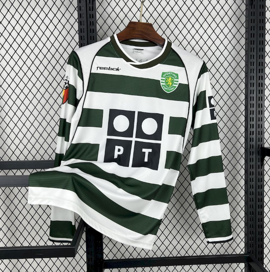 01/02 חולצה ארוכה ספורטינג ליסבון רטרו