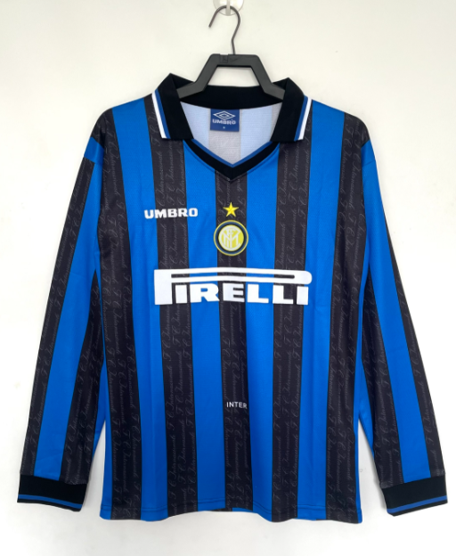97/98 חולצה ארוכה אינטר מילאן רטרו