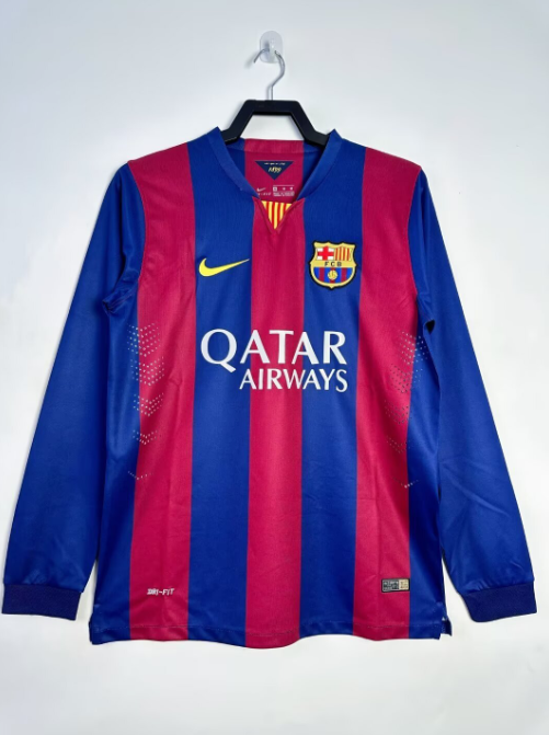 14/15 חולצה ארוכה ברצלונה רטרו