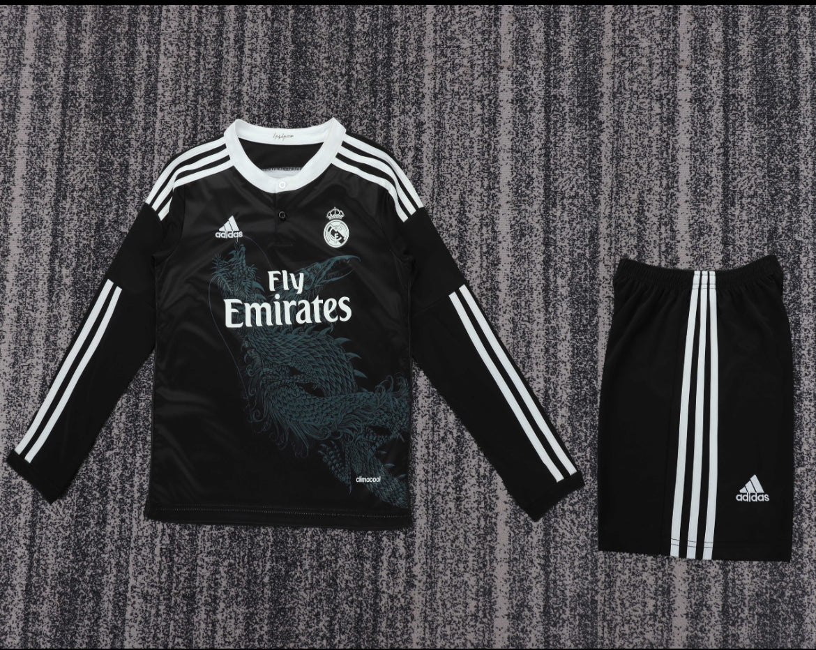 חולצה ארוכה + מכנסיים רטרו ריאל מדריד 14/15