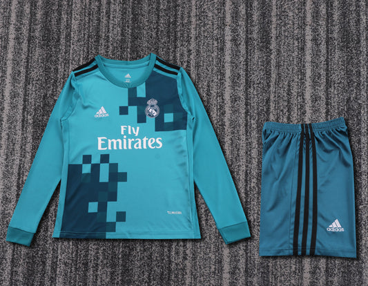 חולצה ארוכה + מכנסיים רטרו ריאל מדריד 17/18