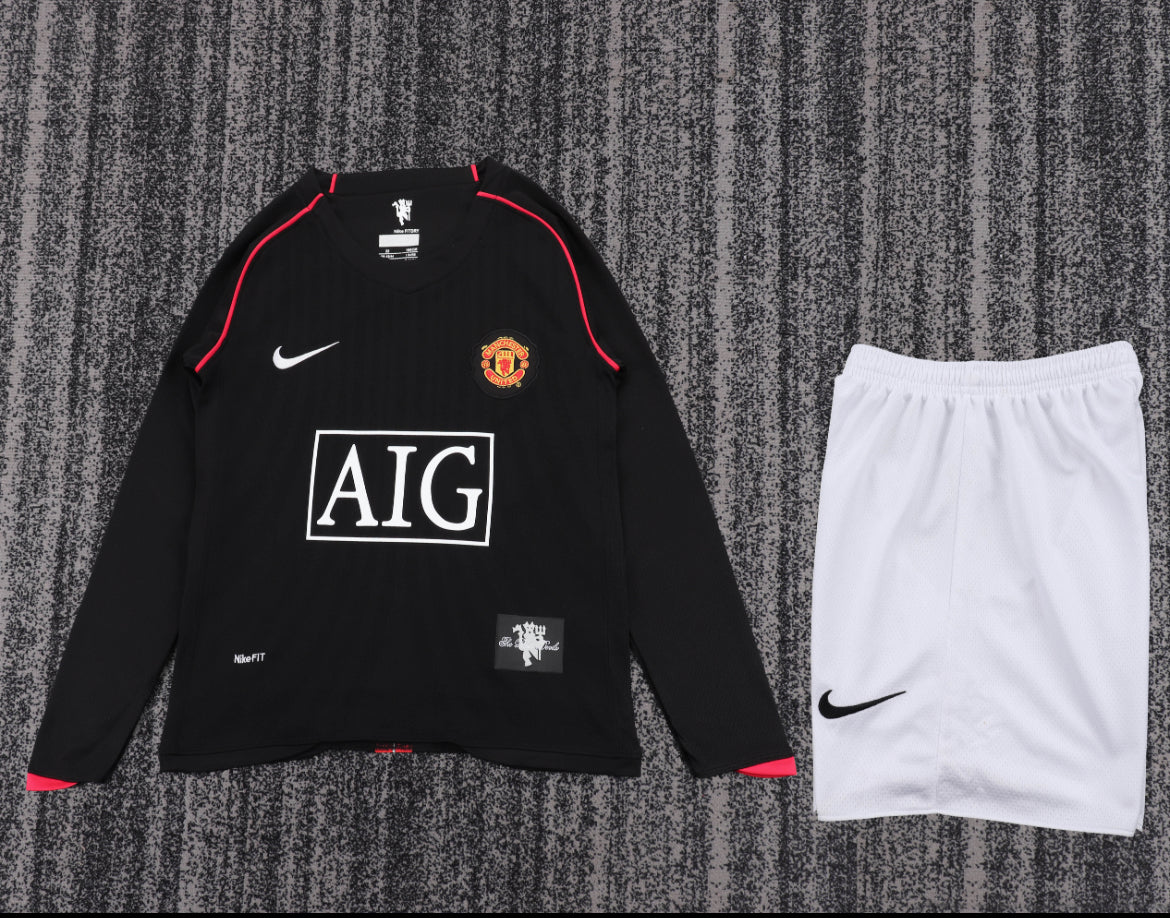 חולצה ארוכה + מכנסיים רטרו מנצ׳סטר יונייטד 07/08