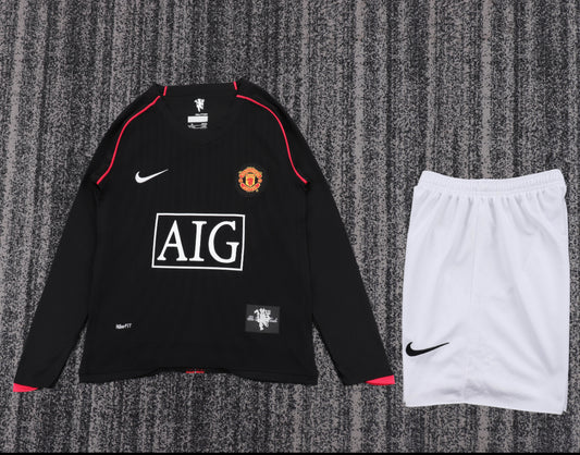 חולצה ארוכה + מכנסיים רטרו מנצ׳סטר יונייטד 07/08